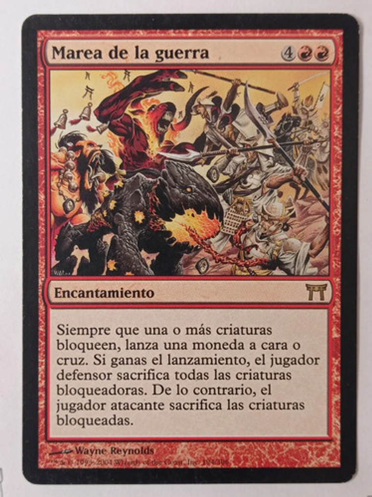 Carta Magic Marea De La Guerra [kamigawa] Mtg 1
