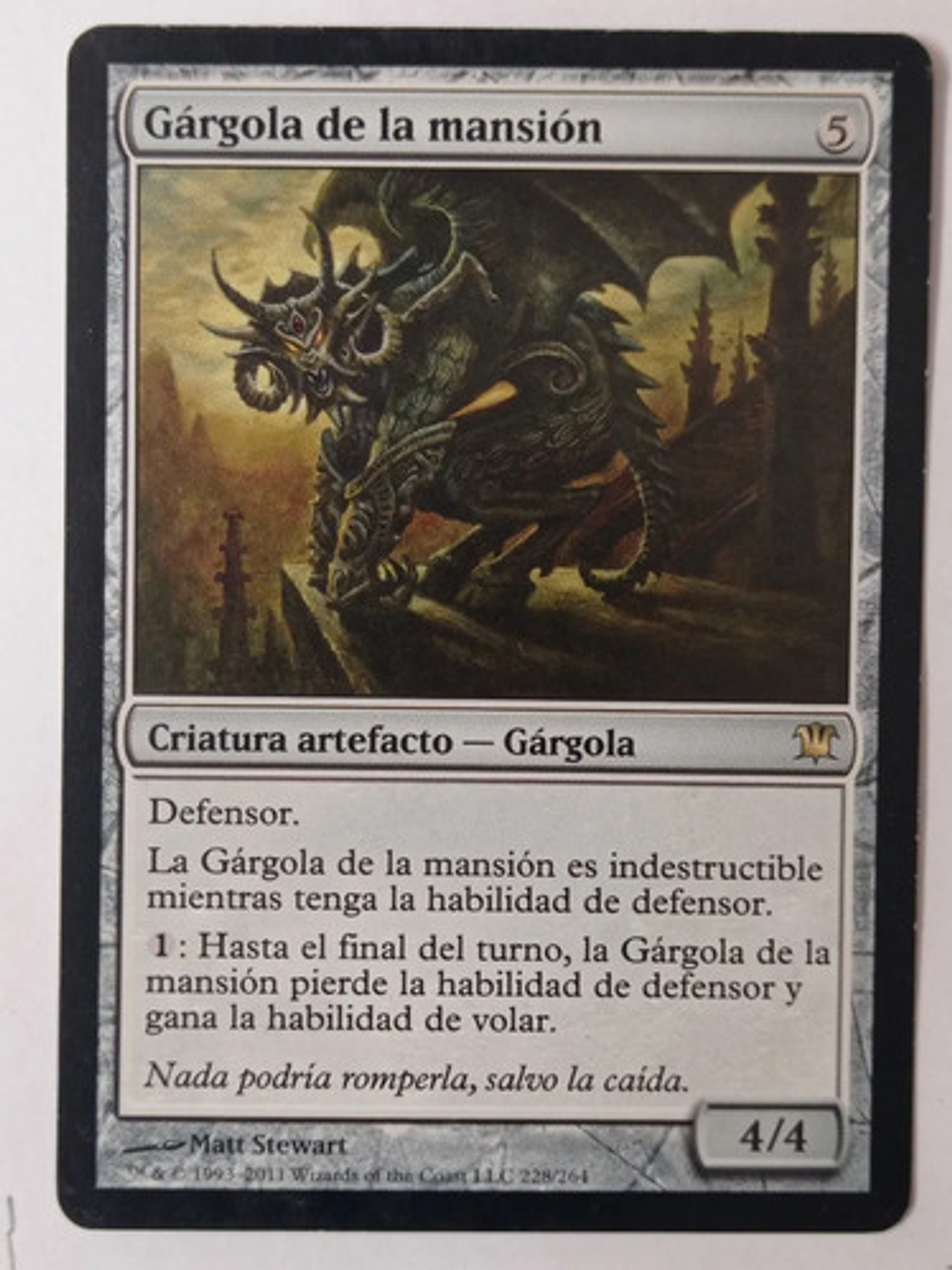 Carta Magic Gárgola De La Mansión [innistrad] Mtg 1