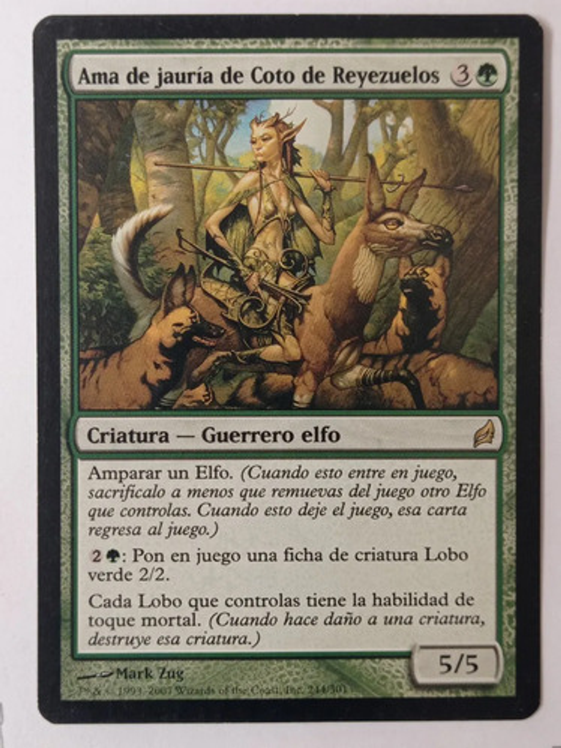 Carta Magic Ama De Jauría De Coto De Reyezuelos [lorwyn] Mtg 1