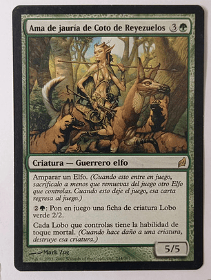 Carta Magic Ama De Jauría De Coto De Reyezuelos [lorwyn] Mtg