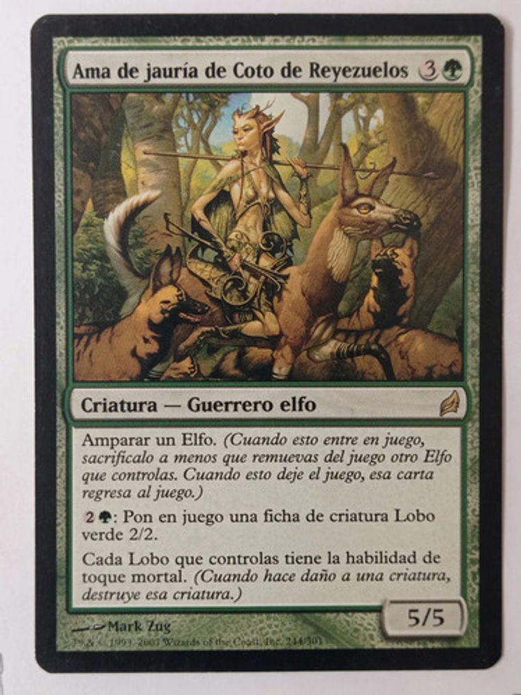 Carta Magic Ama De Jauría De Coto De Reyezuelos [lorwyn] Mtg 1