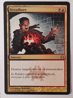Carta Magic Dreadbore [ravnica] Mtg