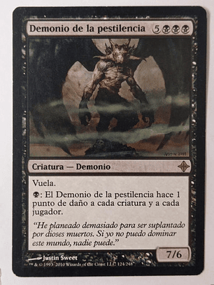 Carta Magic Demonio De La Pestilencia [rise Eldrazi] Mtg