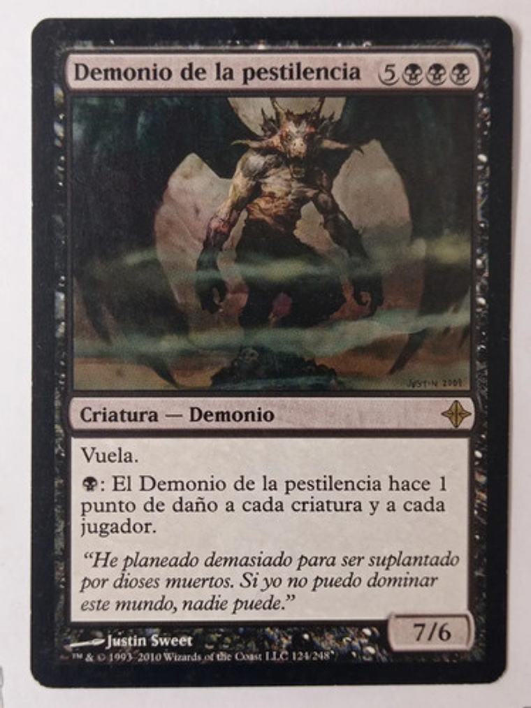 Carta Magic Demonio De La Pestilencia [rise Eldrazi] Mtg 1
