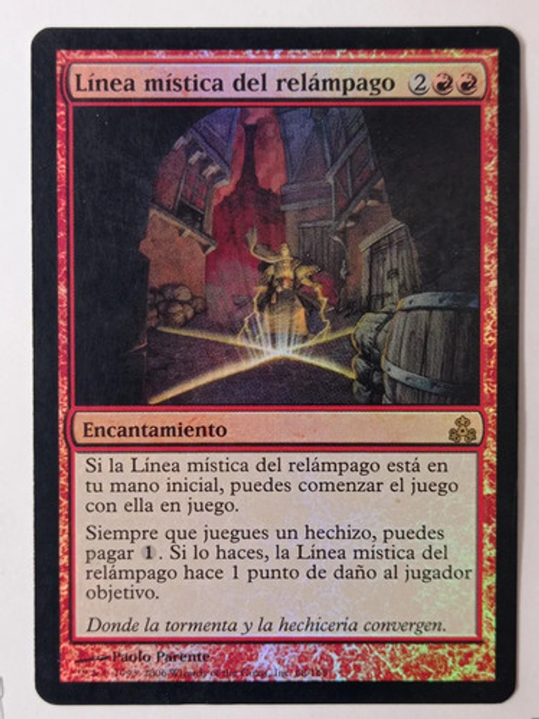 Carta Magic Línea Mística Relámpago (foil) [guildpact] Mtg 1