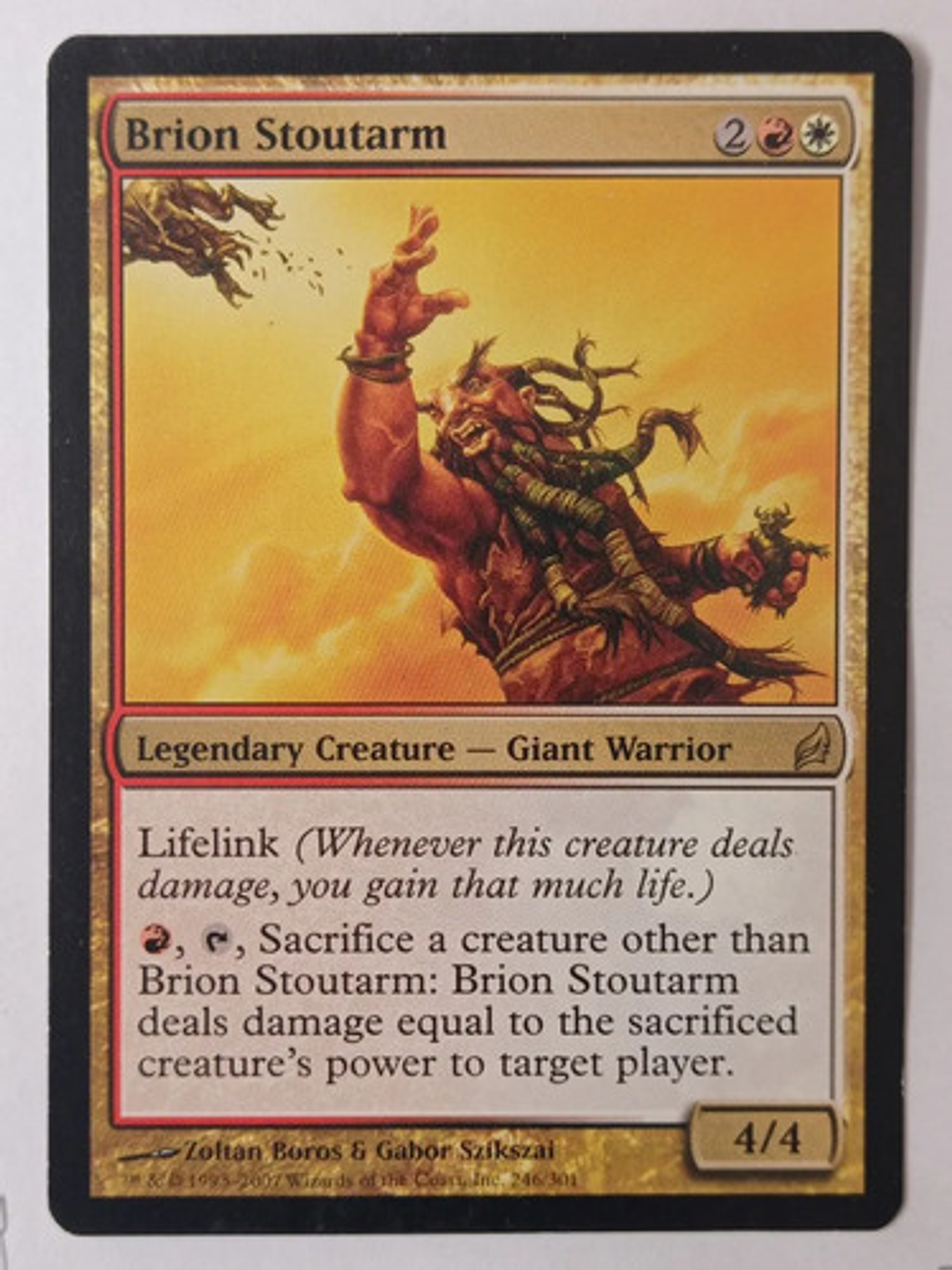 Carta Magic Brion Stoutarm [lorwyn] Mtg 1