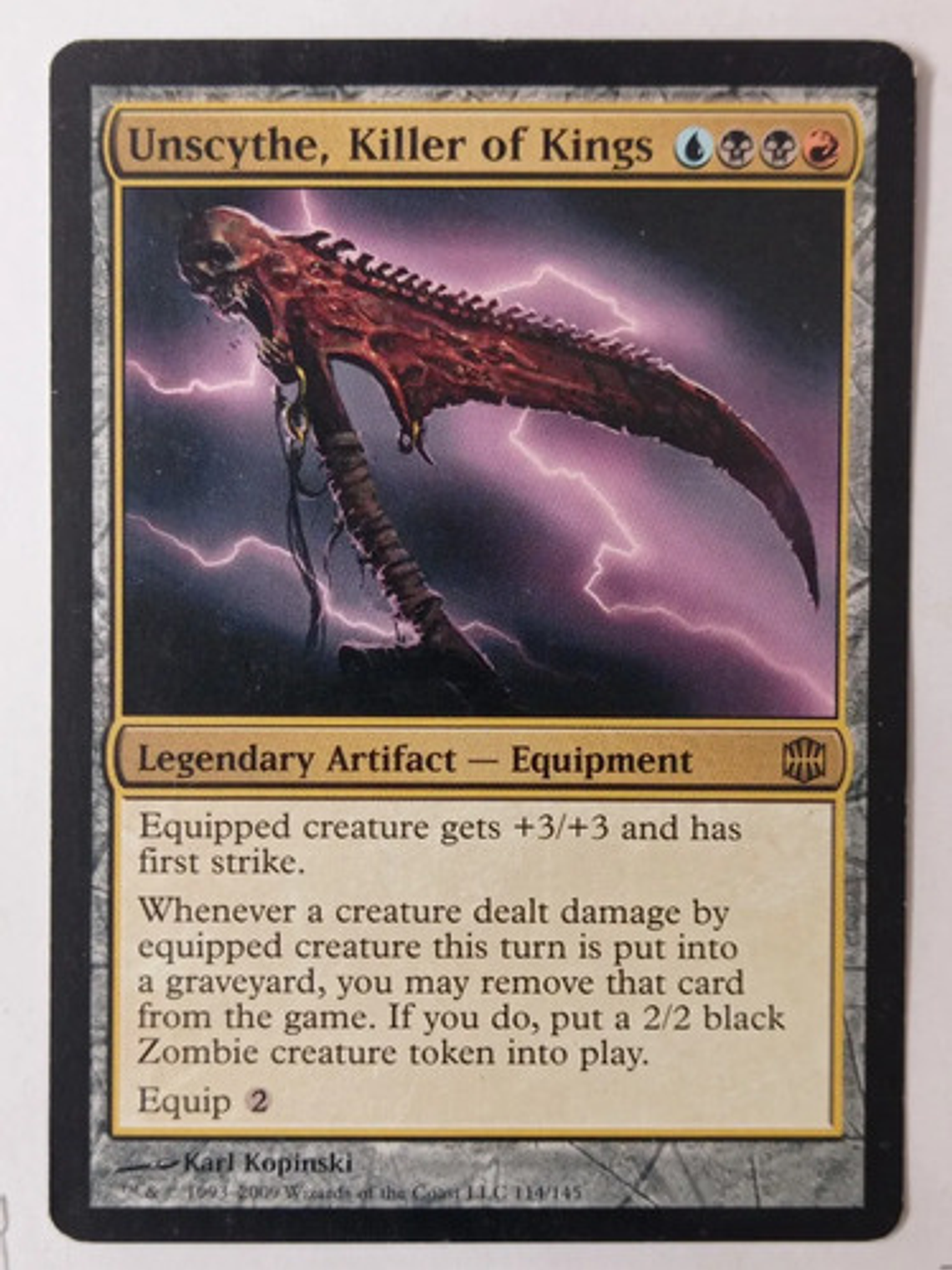 Carta Magic Unscythe Killer Of Kings [alara Reborn] Mtg 1