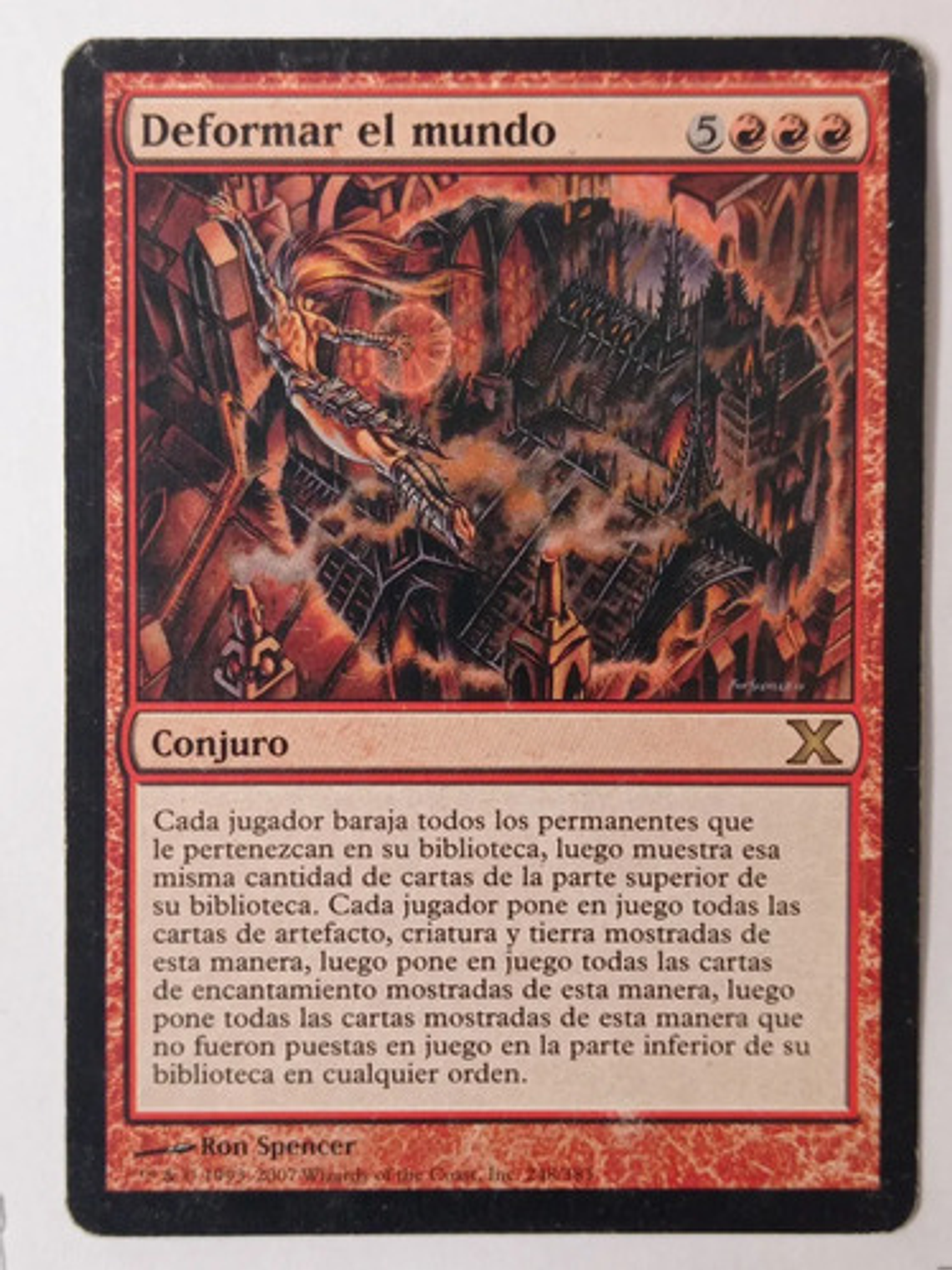 Carta Magic Deformar El Mundo [x] Mtg 1