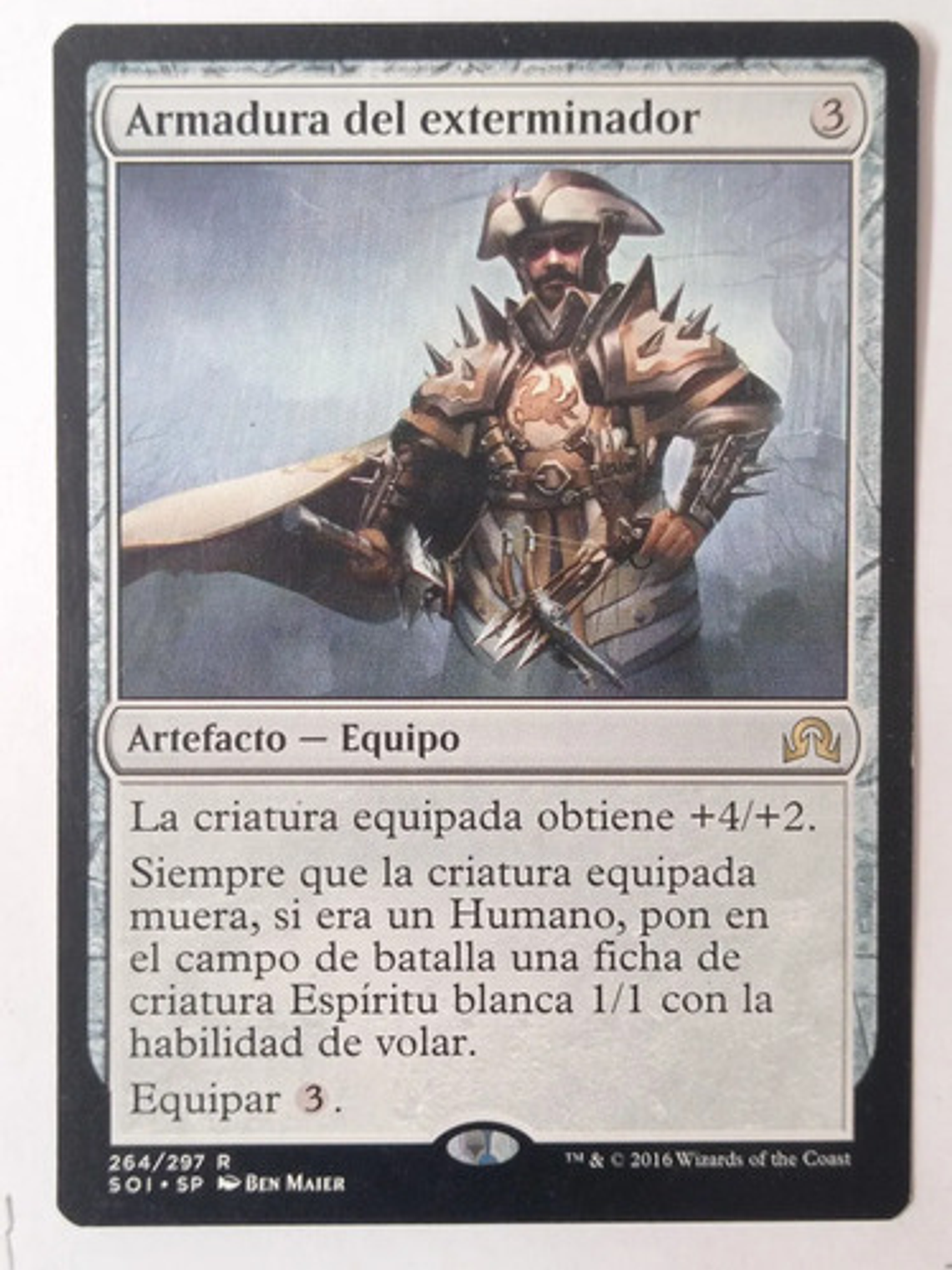 Carta Magic Armadura Del Exterminador [innistrad] Mtg 1