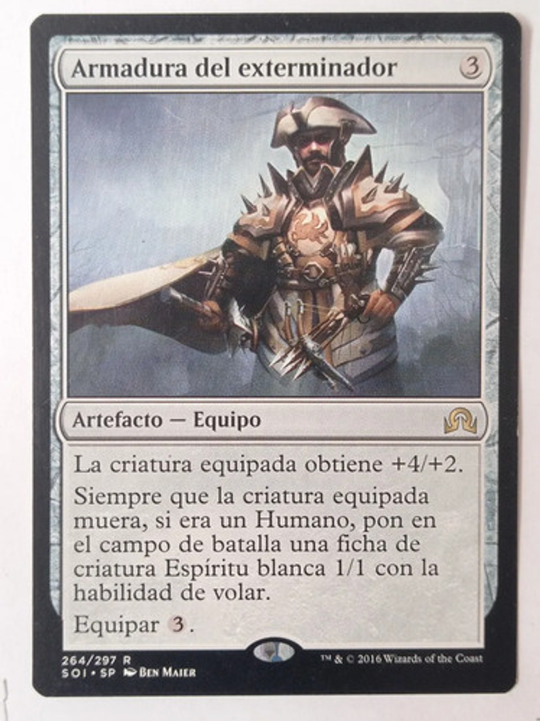 Carta Magic Armadura Del Exterminador [innistrad] Mtg 1