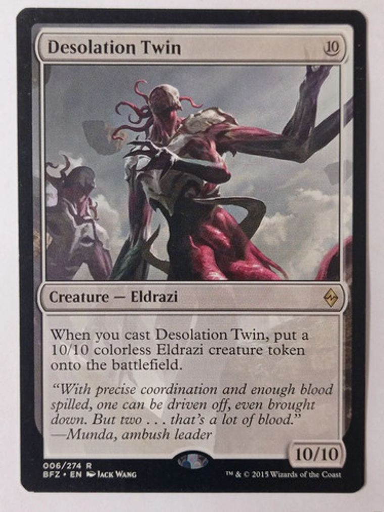 Carta Magic Desolation Twin [zendikar] Mtg 1