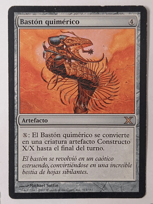 Carta Magic Bastón Quimérico [x] Mtg