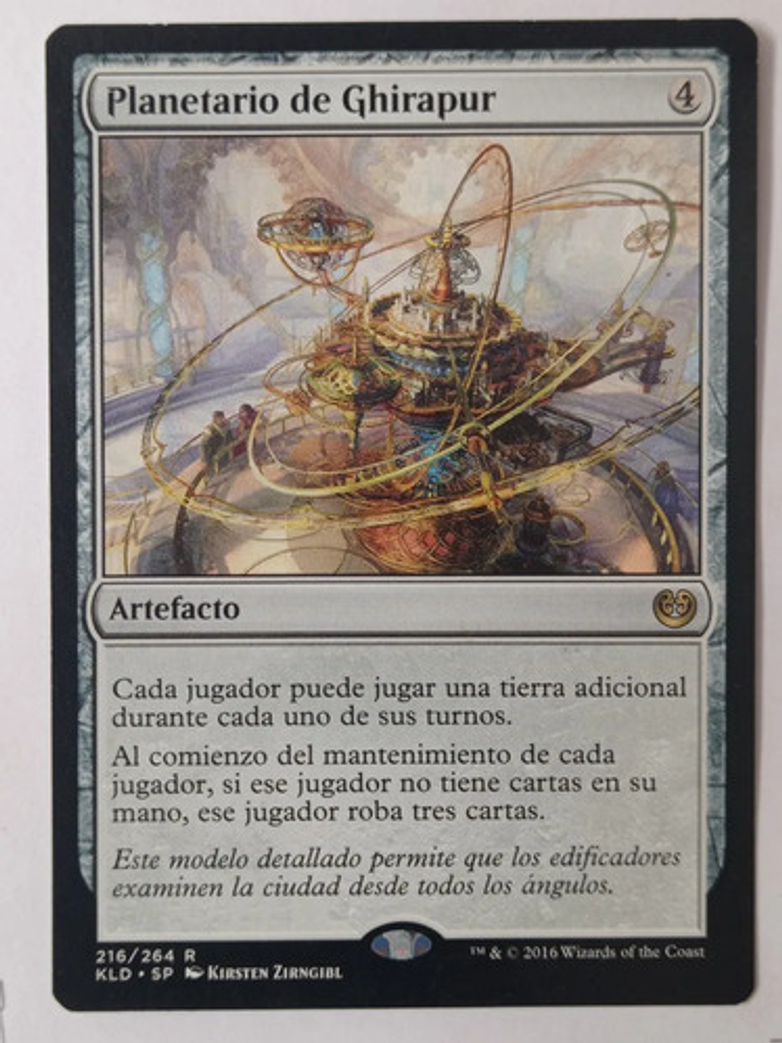 Carta Magic Planetario De Ghirapur [kaladesh] Mtg 1