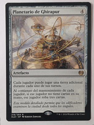 Carta Magic Planetario De Ghirapur [kaladesh] Mtg