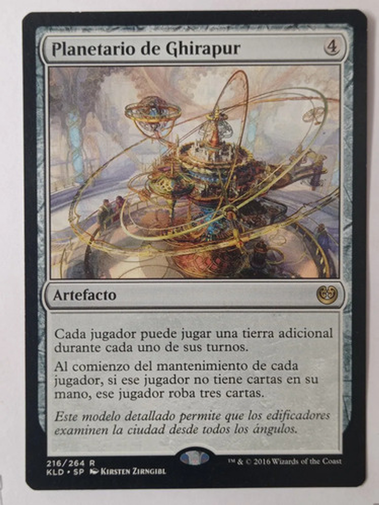 Carta Magic Planetario De Ghirapur [kaladesh] Mtg 1