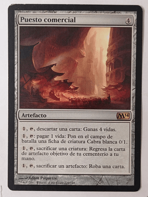 Carta Magic Puesto Comercial [m14] Mtg