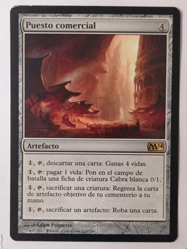 Carta Magic Puesto Comercial [m14] Mtg 1