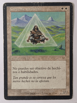 Carta Magic Creyente Verdadero [onslaught] Mtg
