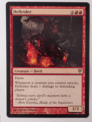 Carta Magic Hellrider [sorin V Tibalt] Mtg