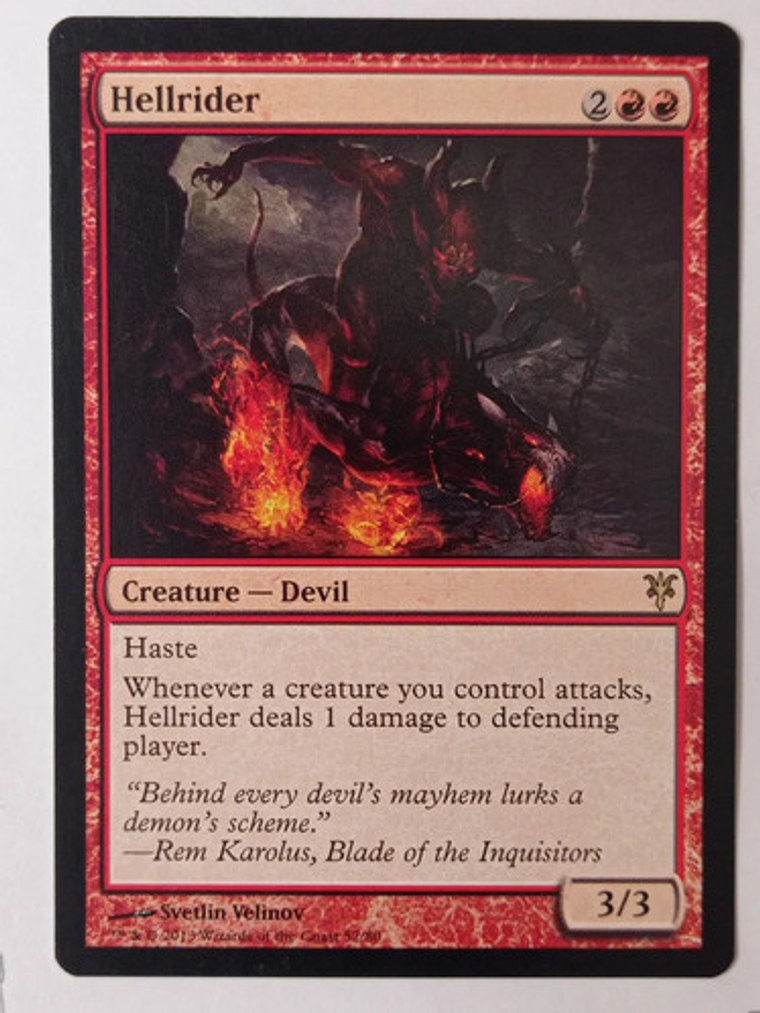 Carta Magic Hellrider [sorin V Tibalt] Mtg 1