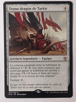Carta Magic Trono Dragón De Tarkir [tarkir] Mtg