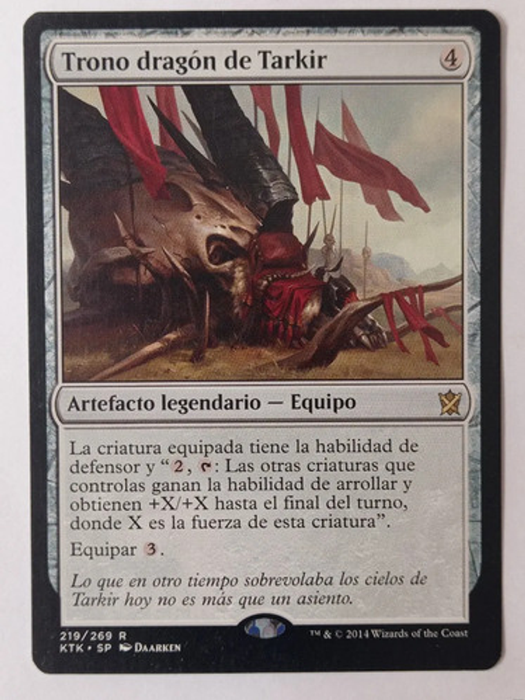 Carta Magic Trono Dragón De Tarkir [tarkir] Mtg 1
