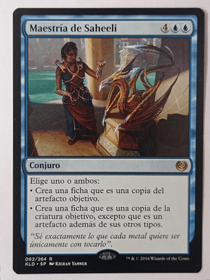 Carta Magic Maestría De Saheeli [kaladesh] Mtg
