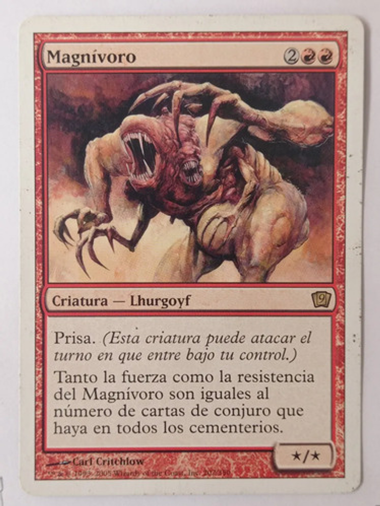 Carta Magic Magnívoro [9na] Mtg 1