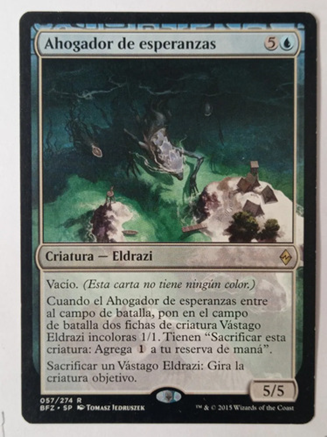 Carta Magic Ahogador De Esperanzas [zendikar] Mtg 1
