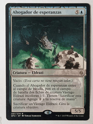 Carta Magic Ahogador De Esperanzas [zendikar] Mtg