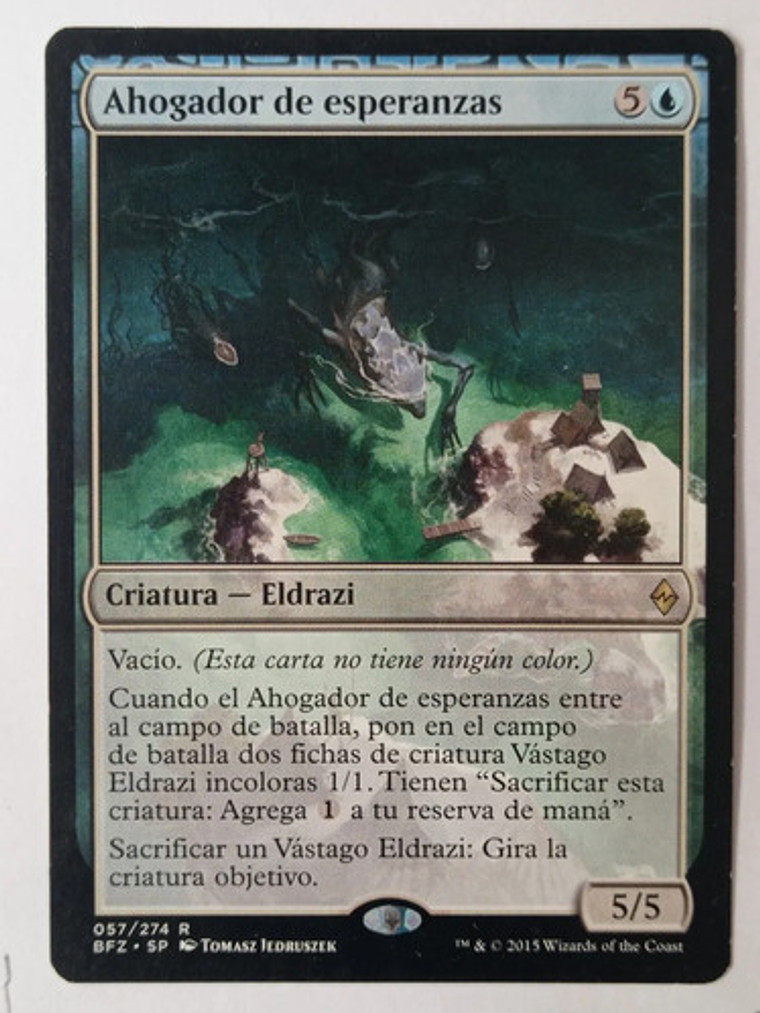 Carta Magic Ahogador De Esperanzas [zendikar] Mtg 1