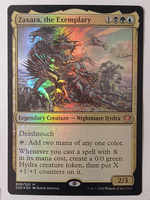 Carta Magic Zaxara The Exemplary (foil) [c20] Mtg