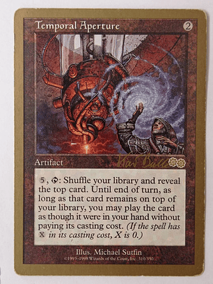 Carta Magic Temporal Aperture [wcd1999] Mtg