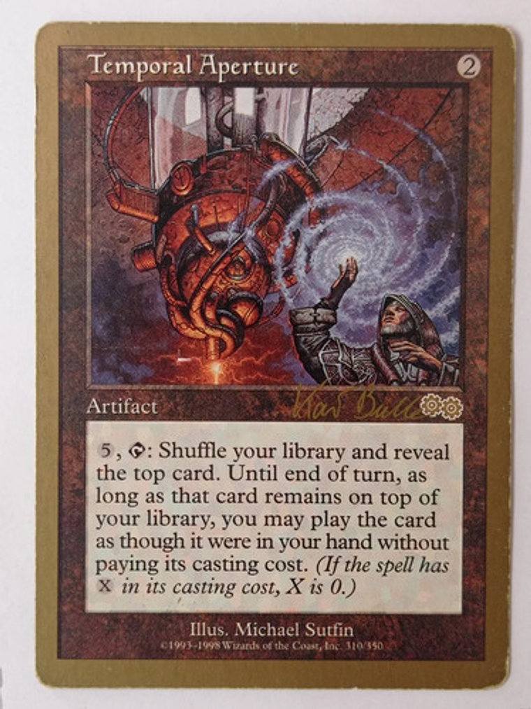 Carta Magic Temporal Aperture [wcd1999] Mtg 1