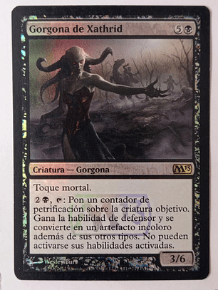 Carta Magic Gorgona De Xathrid (foil) Promo [m13] Mtg