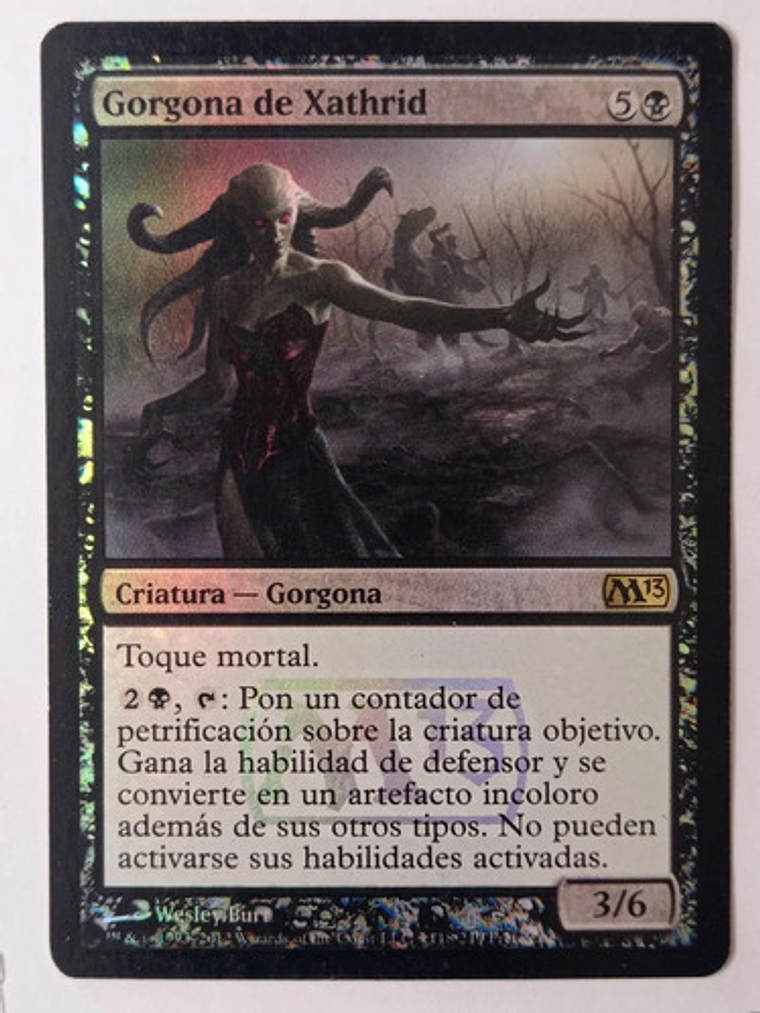 Carta Magic Gorgona De Xathrid (foil) Promo [m13] Mtg 1