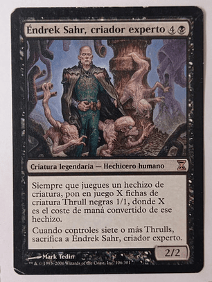 Carta Magic Endrek Sahr Criador Experto [kaldheim] Mtg
