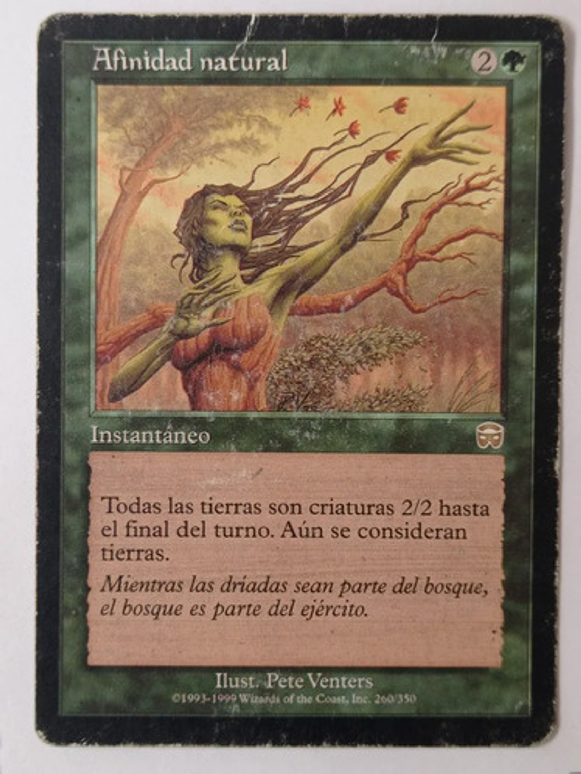 Carta Magic Afinidad Natural [mercadian] Mtg 1