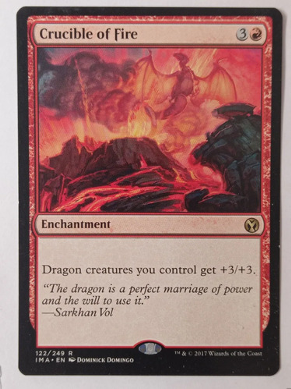 Carta Magic Crucible Of Fire [iconic Masters] Mtg 1