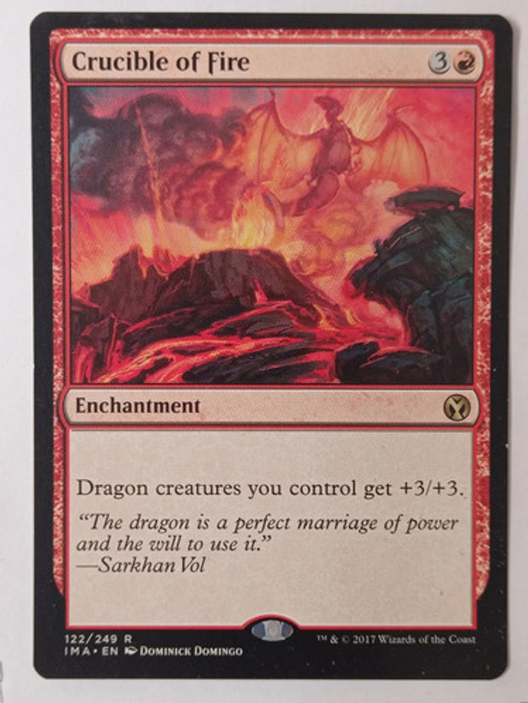 Carta Magic Crucible Of Fire [iconic Masters] Mtg 1