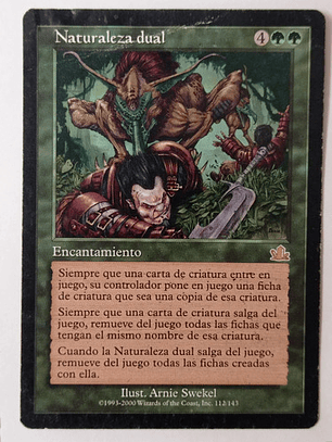 Carta Magic Naturaleza Dual [prophecy] Mtg