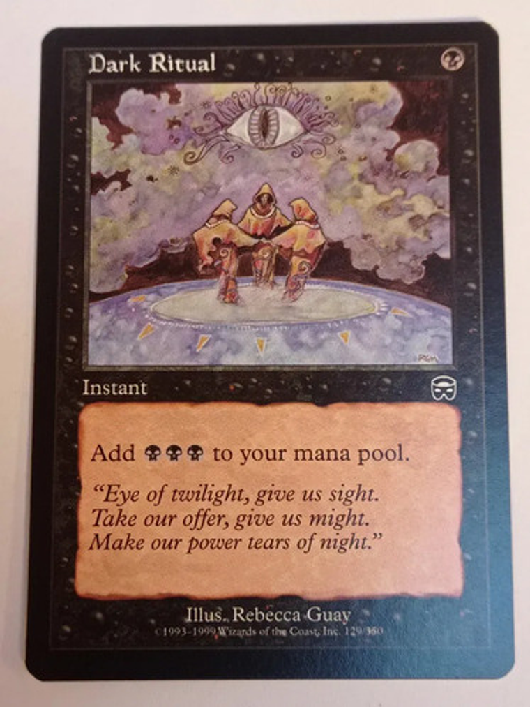 Carta Magic Dark Ritual [mercadian Masques] Mtg Instant 1