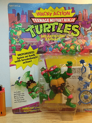 Breakfighting Raphael 1989 Tmnt ! Rafael Wacky Action 90s
