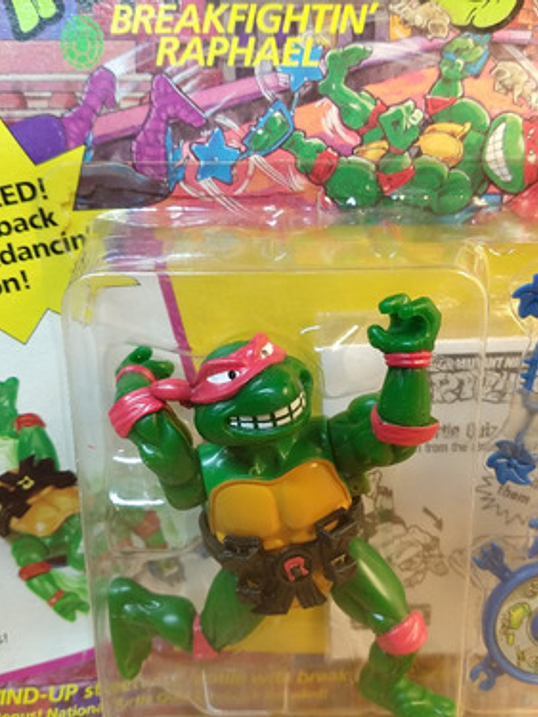 Breakfighting Raphael 1989 Tmnt ! Rafael Wacky Action 90s 4