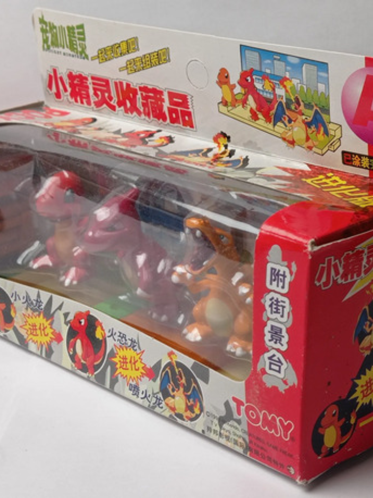 Charmander Evolution 1998 Tomy Pokemon Charmeleon Charizard 2