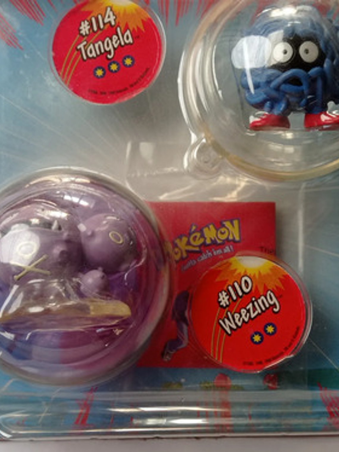 Weezing Y Tangela 1999 Hasbro Pokemon Nintendo 4