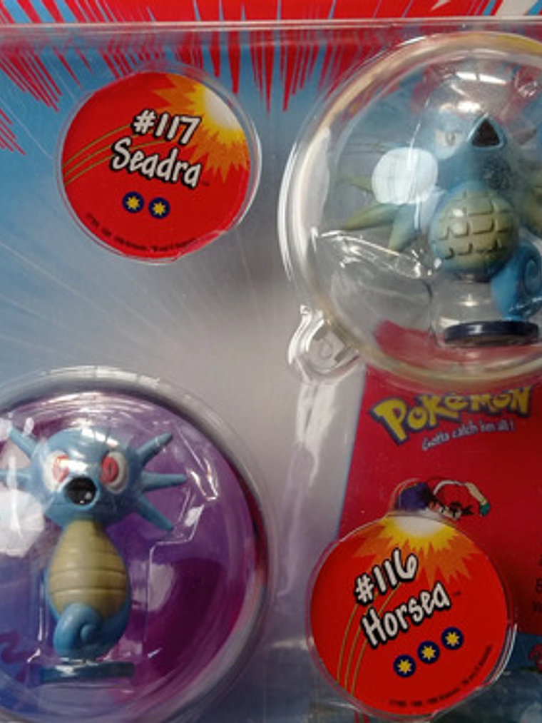 Seadra Y Horsea 1999 Hasbro Pokemon Nintendo 3