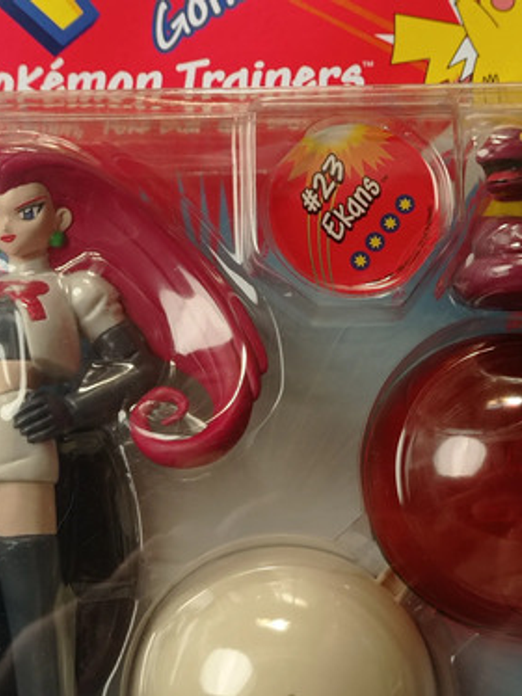 Jesse Y Ekans 1999 Hasbro Pokemon Trainers Nintendo 3