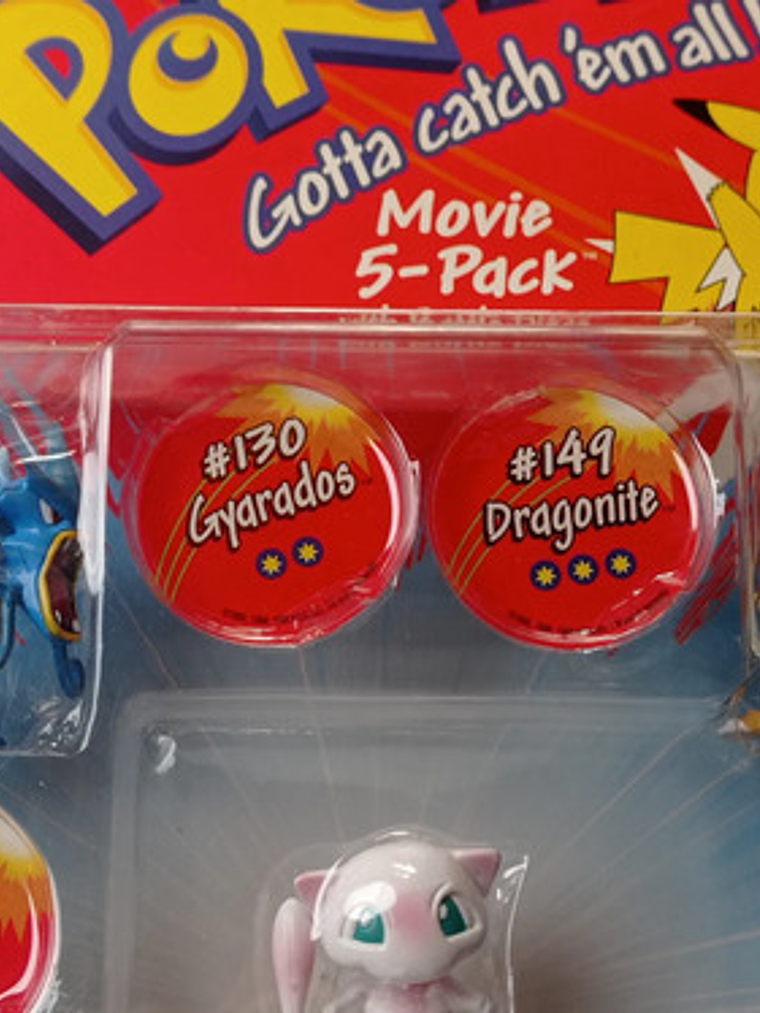 Growlithe + Nidoking + Mew + 1999 Hasbro Pokemon Nintendo 3