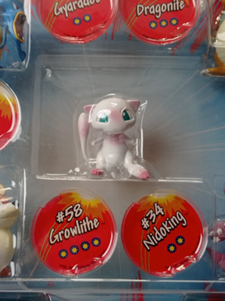 Growlithe + Nidoking + Mew + 1999 Hasbro Pokemon Nintendo 4